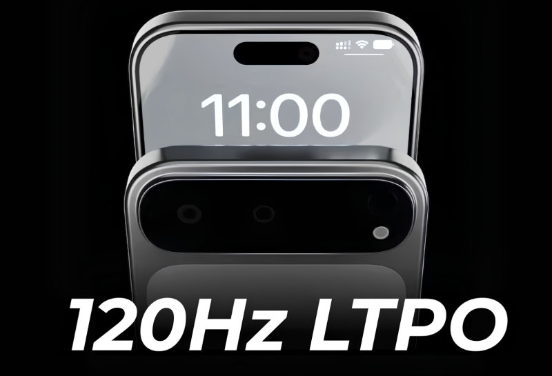Màn hình LTPO 120Hz được mở rộng cho toàn bộ dòng iPhone 18, mang đến trải nghiệm hiển thị mượt mà và tiết kiệm pin hơn (Nguồn: Internet)