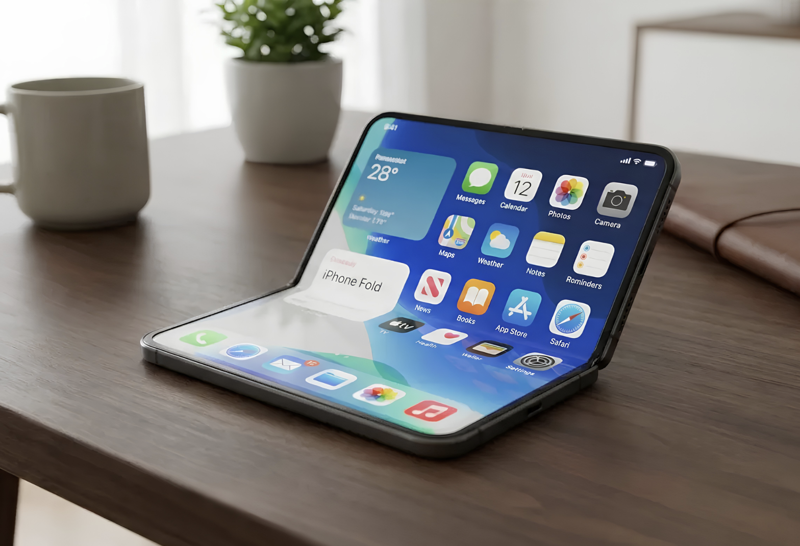 Giao diện Hybrid mới được kỳ vọng sẽ giúp iPhone 18 Fold 512GB chuyển đổi linh hoạt giữa trải nghiệm iPhone và iPad (Nguồn: Internet)