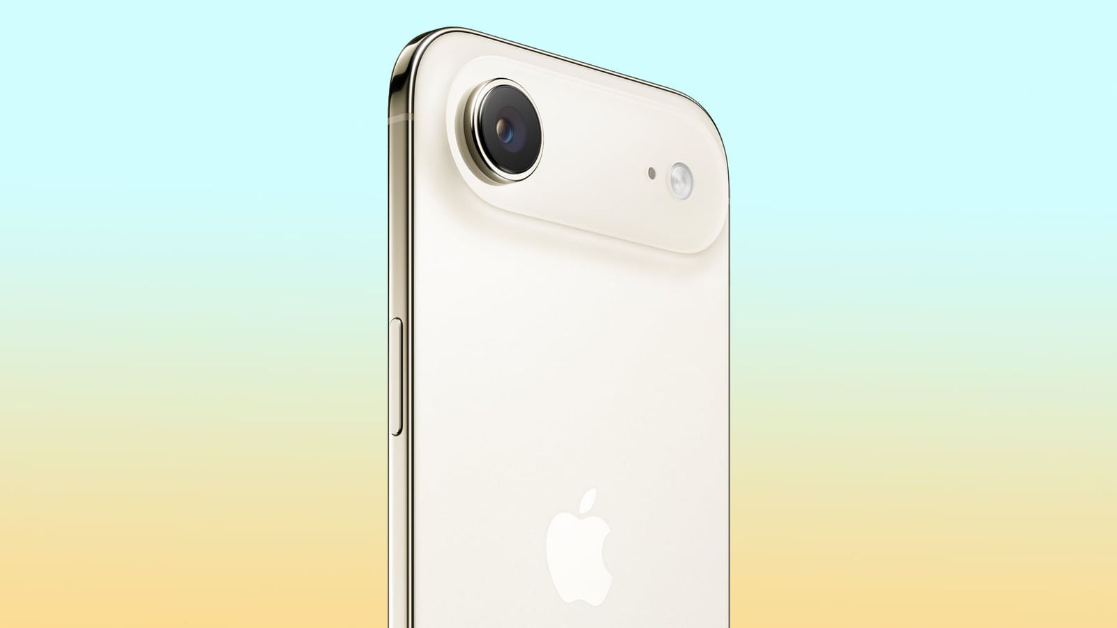 Camera kép iPhone 18 Air 2027] Camera Wide + Ultra Wide lần đầu xuất hiện trên iPhone Air, đặt trong thanh camera nằm ngang gọn gàng ở mặt lưng. (Nguồn: Internet)