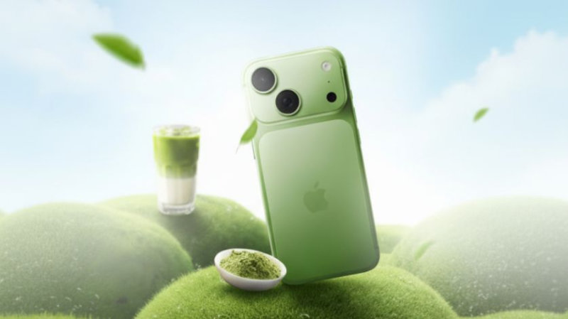 Hình ảnh iPhone 18 màu Matcha đang được lan truyền (Nguồn: Internet)