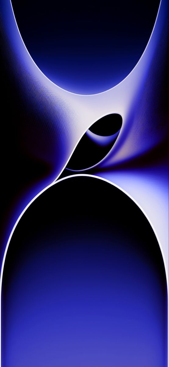Hình nền iOS 27 trừu tượng phong cách neon rực rỡ
