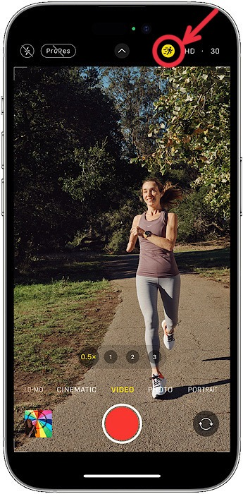iPhone 18 chế độ Hành Động Action Mode