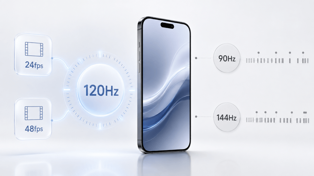 Tần số quét 120Hz phù hợp với khung hình điện ảnh hơn