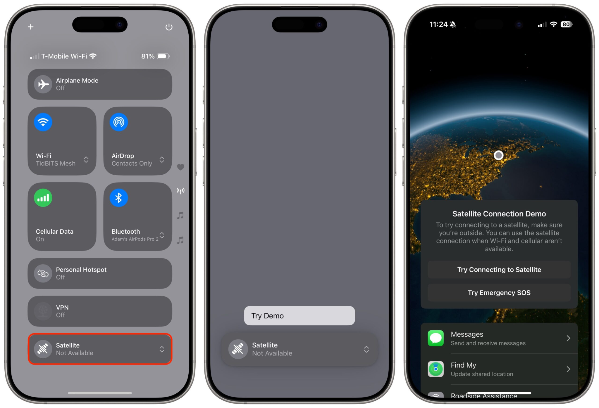iPhone 18 nhắn tin qua vệ tinh