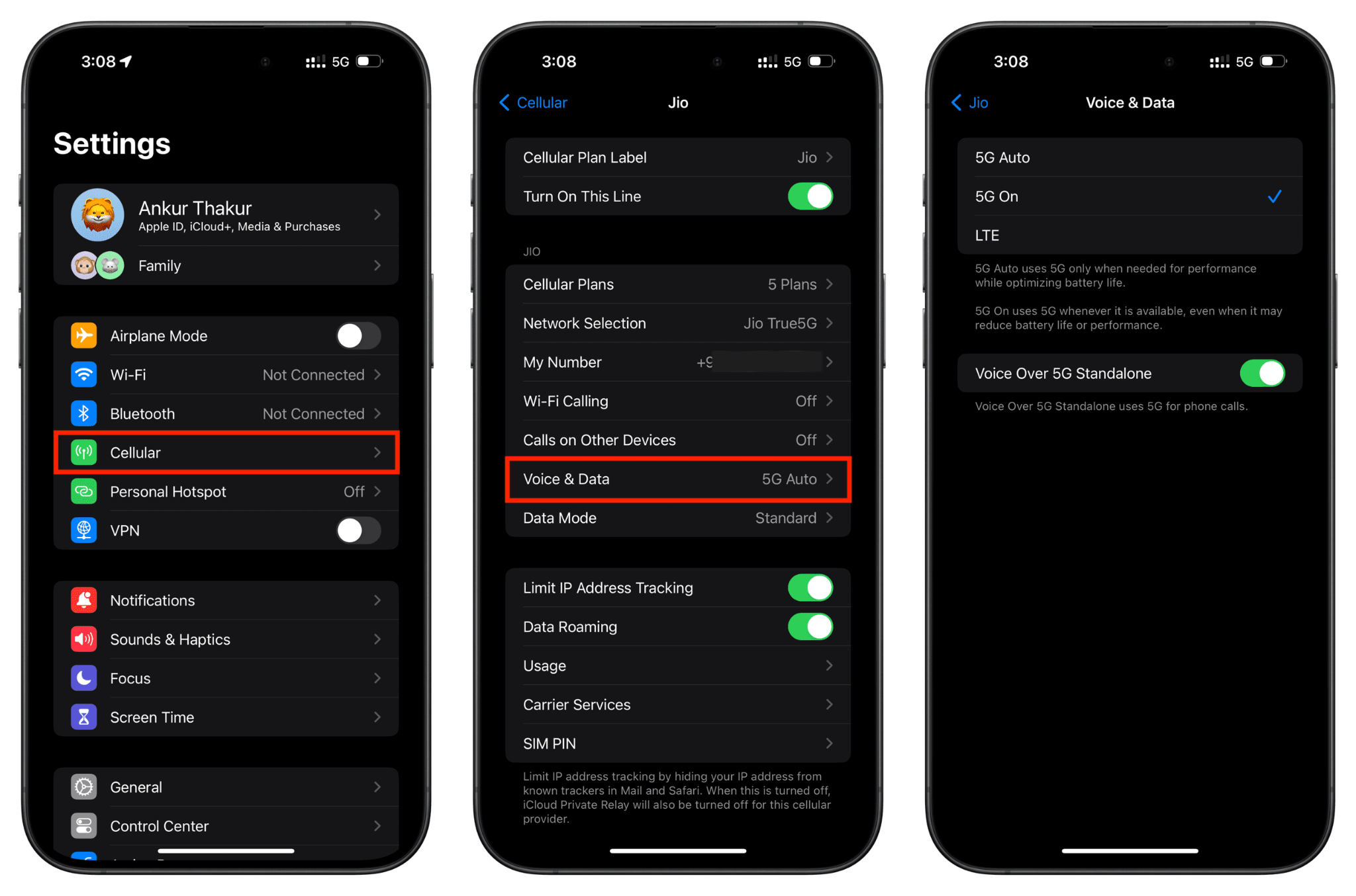 Voice Over 5G Standalone là một tùy chọn bổ sung riêng và mức độ khả dụng phụ thuộc từng thị trường cùng nhà mạng (Nguồn: Internet)
