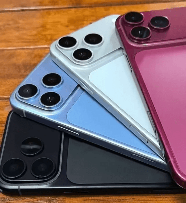 Sắc độ iPhone 18 xanh nhạt trong thực tế