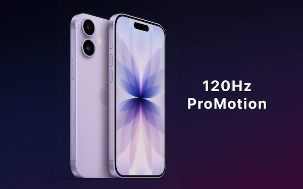 iPhone 17 120Hz Promotion