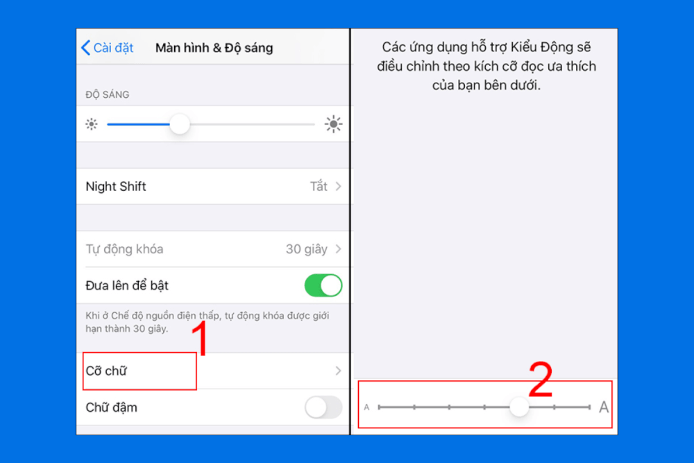 Cách chỉnh cỡ chữ trên iPhone 18 nhanh, dễ nhìn nhất