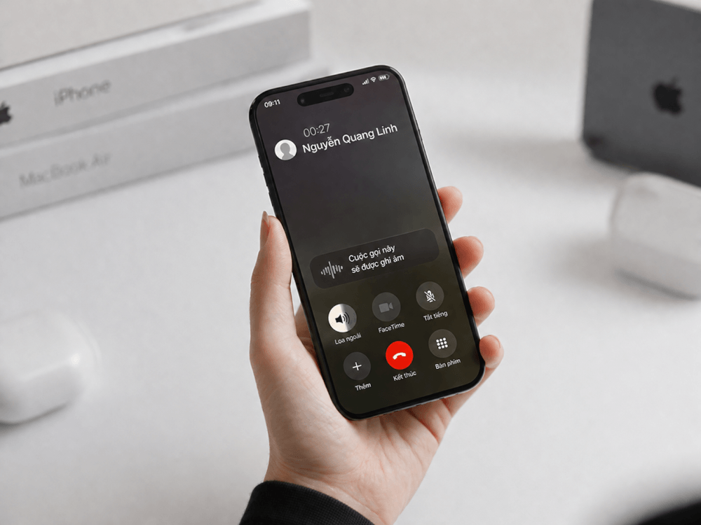 iPhone 18 ghi âm cuộc gọi được không? cách dùng và lưu ý