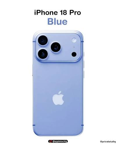iPhone 18 xanh nhạt: Mã màu Pantone, sắc độ và bảng màu 2026