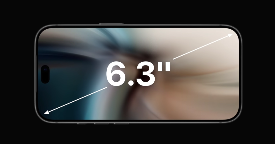 Màn hình 6.3 inch được các bên rò rỉ tin tức tiết lộ cũng được xuất hiện trong video